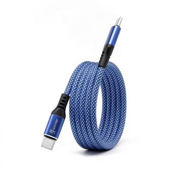 Preview: Smrter High-Speed Lade- & Datenkabel magnetisch, USB-C auf USB-C, Blau